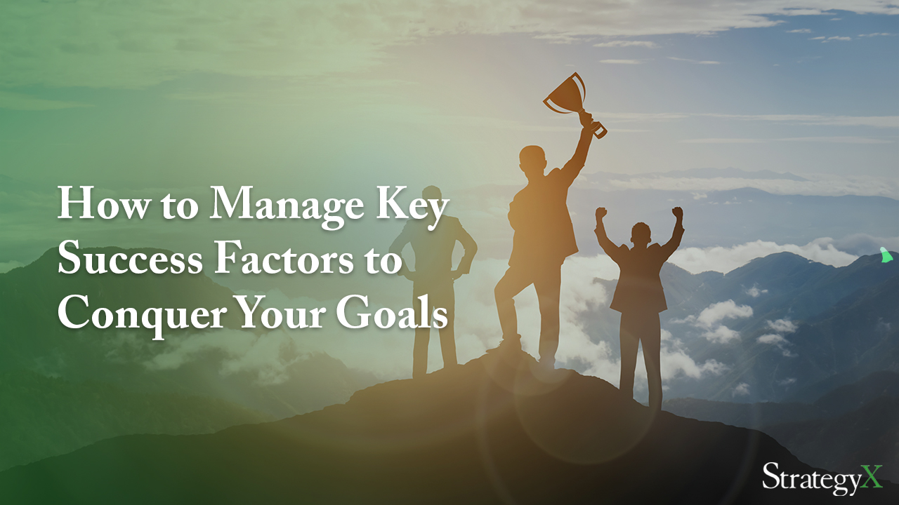 Critical success factors help identify your key organizational objectives.  
