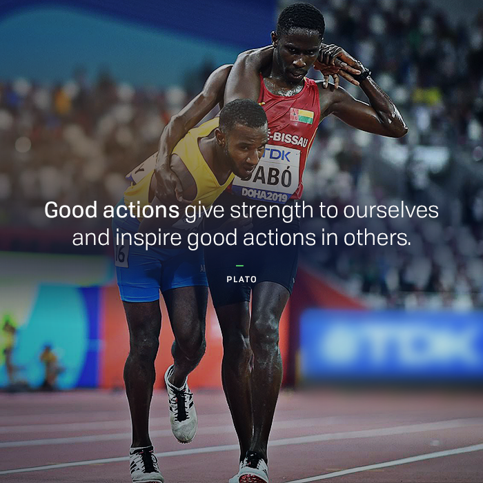 Good action can make us feel better, and those around us inspired.